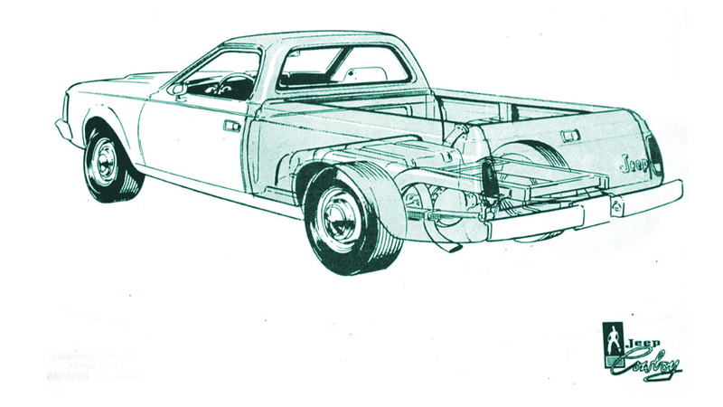 Illustration for article titled The AMC Cowboy Concept Is As American As An Eagle Eating A Hot Dog